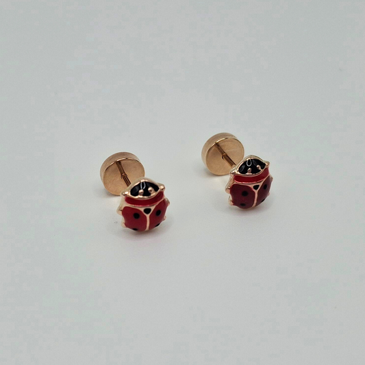 Aros abridores para bebé  y niña de oro laminado 20k modelo chinitas